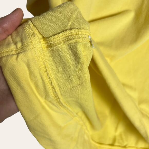 Lou & Grey Yellow Crewneck Long Sleeve High-Low Pullover Sweatshirt Size M - Picture 5 of 7